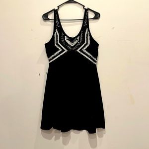 Express Black sleeveless stretchy sequin dress , size Large.